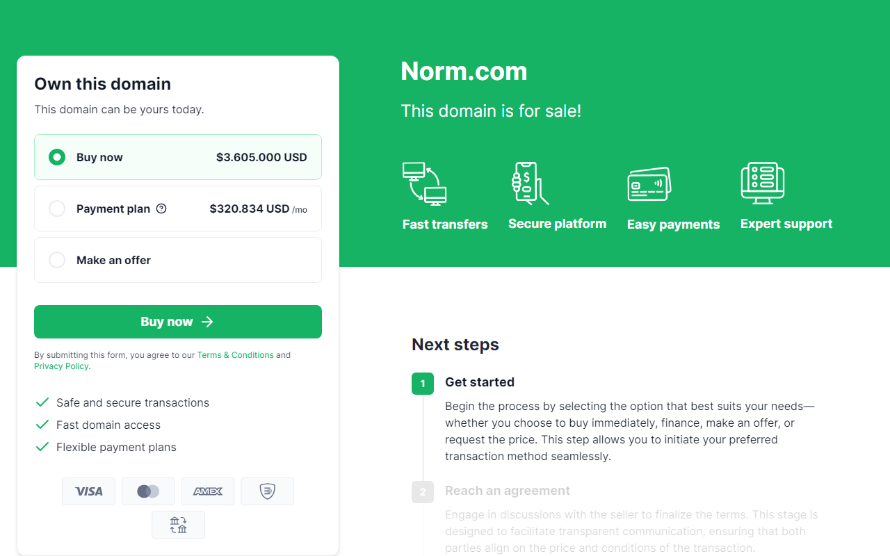 Norm kurumsal web sitesi