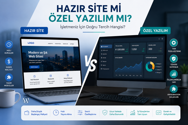 Hazır Site mi Özel Yazılım mı?