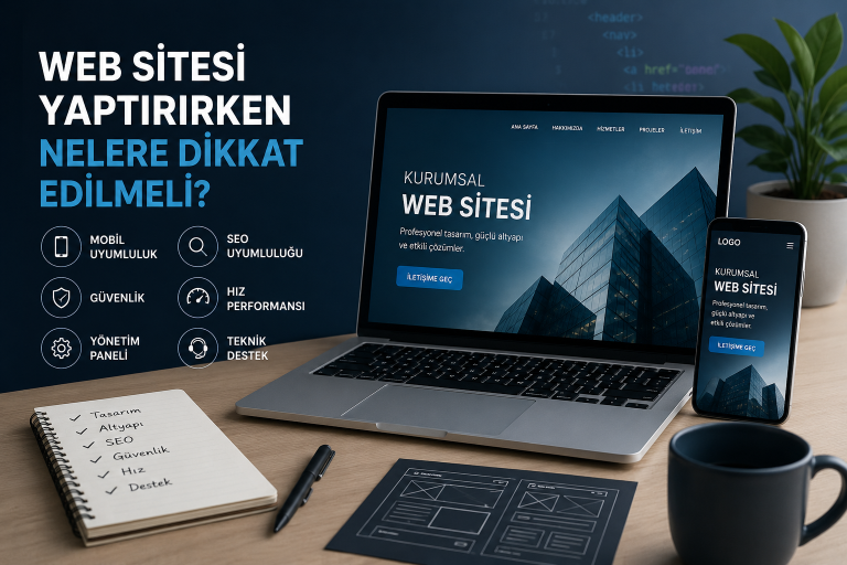 Web Sitesi Yaptırırken Nelere Dikkat Edilmeli? 2026 Güncel Rehber